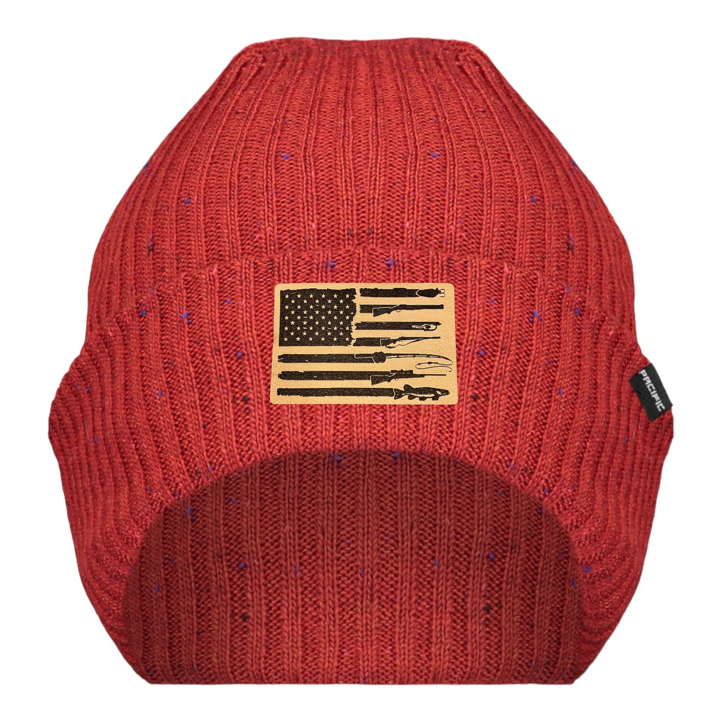 Fishing, Hunting, Flag Beanie