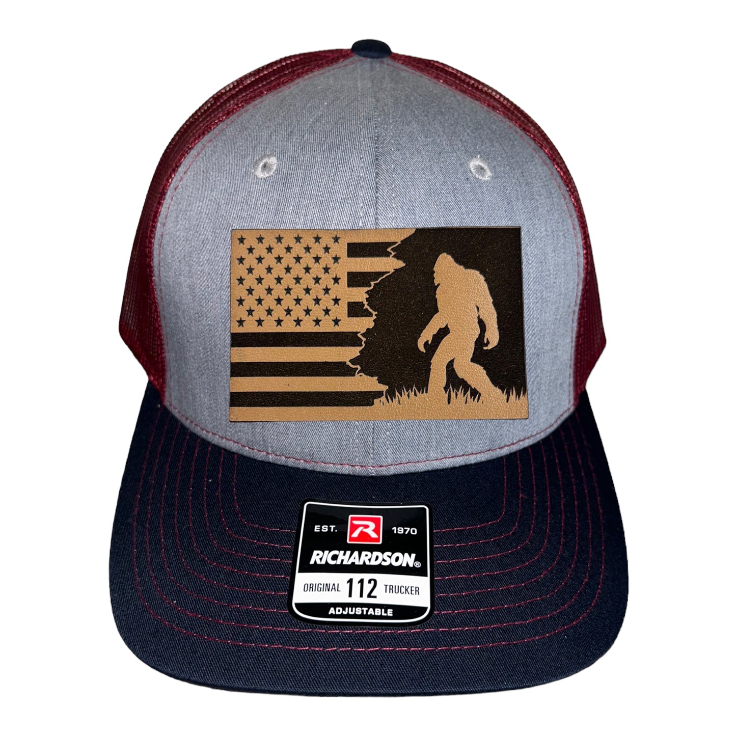 Patriotic Sasquatch Trucker Hat