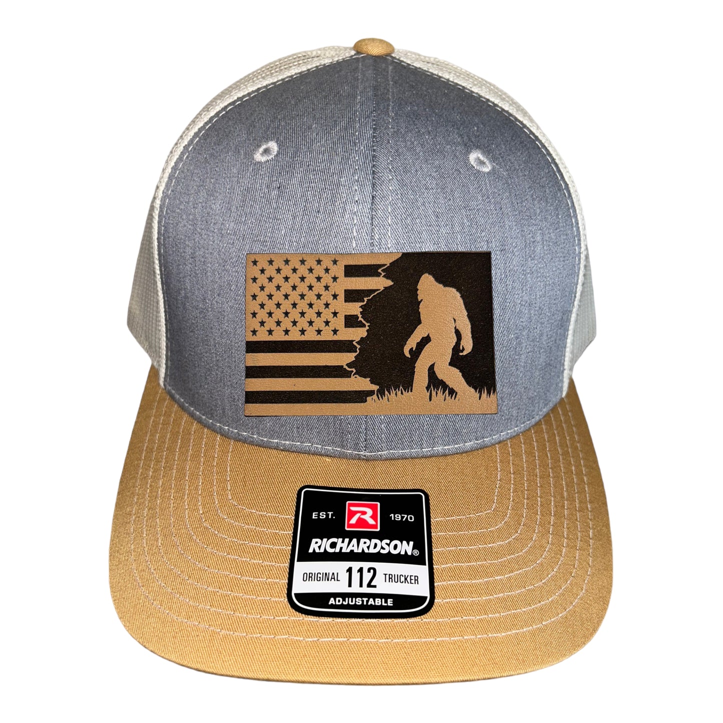 Patriotic Sasquatch Trucker Hat