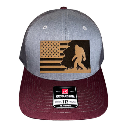 Patriotic Sasquatch Trucker Hat