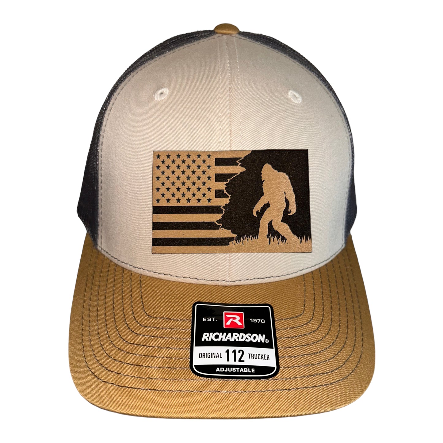 Patriotic Sasquatch Trucker Hat