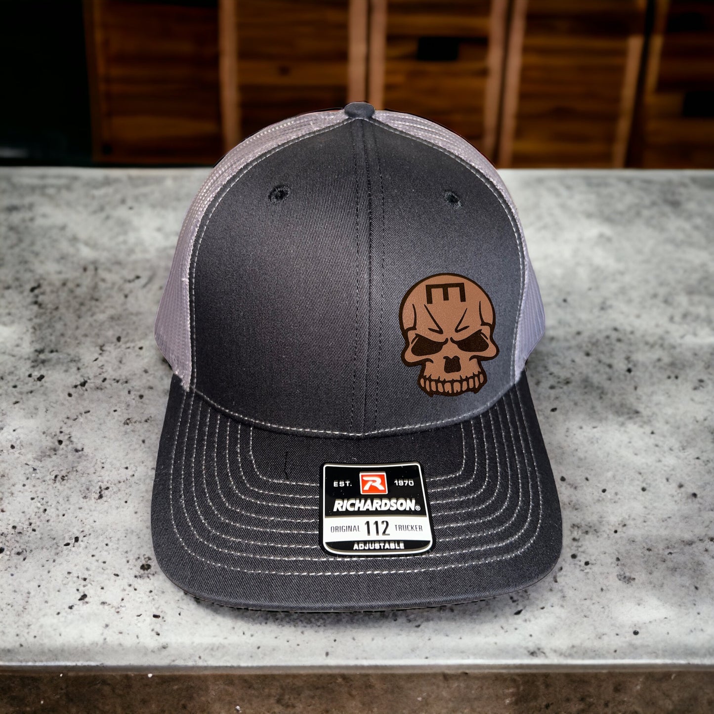 Engineer Skull Trucker Hat