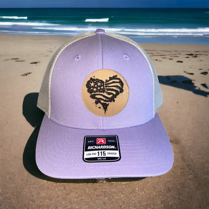 Heart Flag Trucker Hat