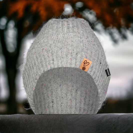 Bitty Heart Cross Beanie